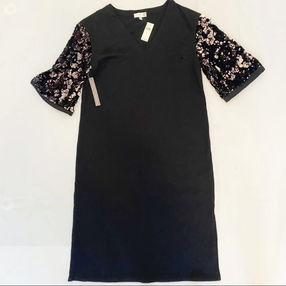 Anthropologie RO & DE Ariel Sequin Midi Dress - Picture 2 of 14